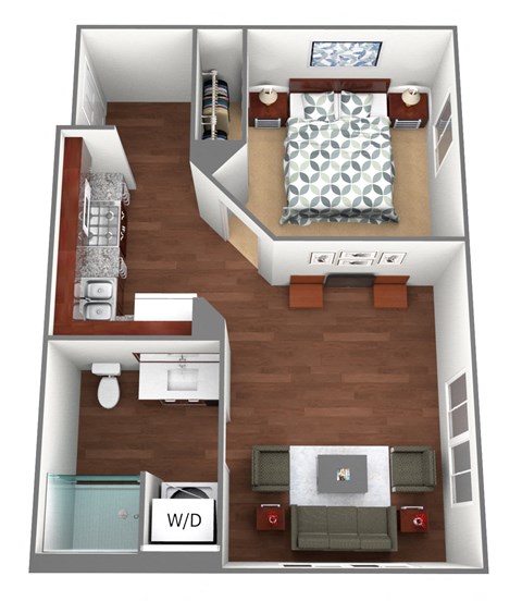 McKnight Floorplan at Liffey on Snelling, Minnesota